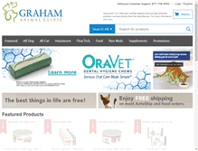 Tablet Screenshot of grahamanimalclinic.securevetsource.com